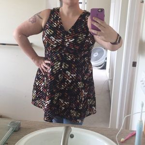 Multi color cocktail dress